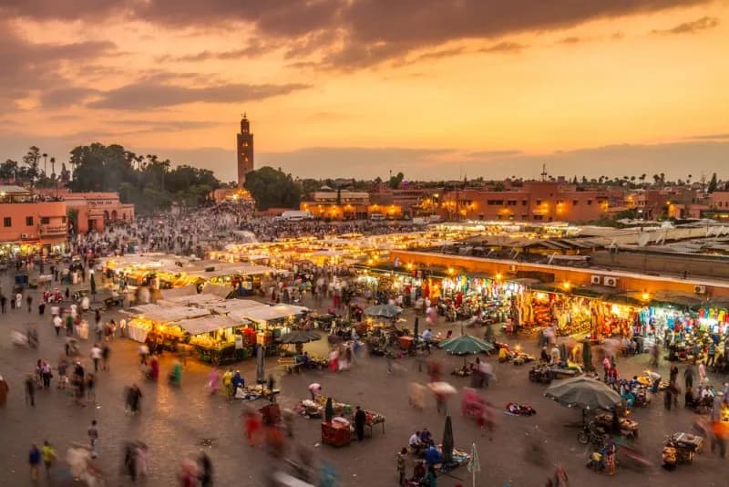 Quartier Bab Doukkala et ruelles authentiques de la médina de Marrakech